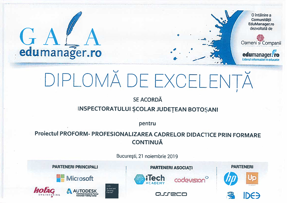 diploma proform 2019